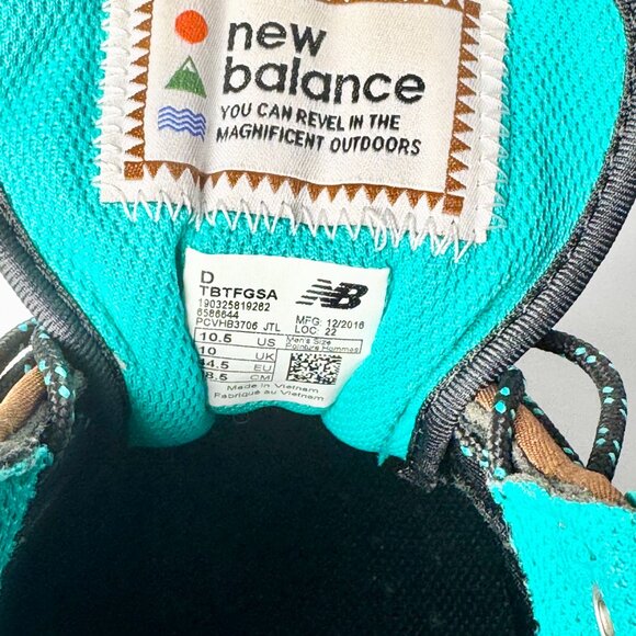 New Balance Men's Trailbuster Re-engineered Sneakers in Tan and Teal Sz 10.5 - Picture 6 of 13